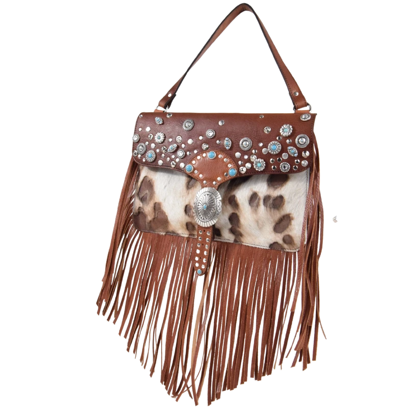 Modelli e tipologie borse in pelle 10 Borsa donna Lulu con frange