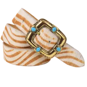 Cintura in cavallino zebrato Azir